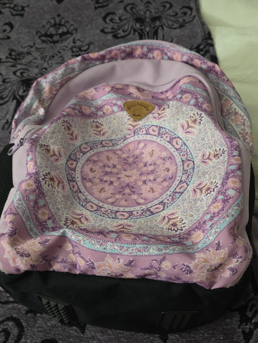 Billabong Boho Floral Lavender Backpack